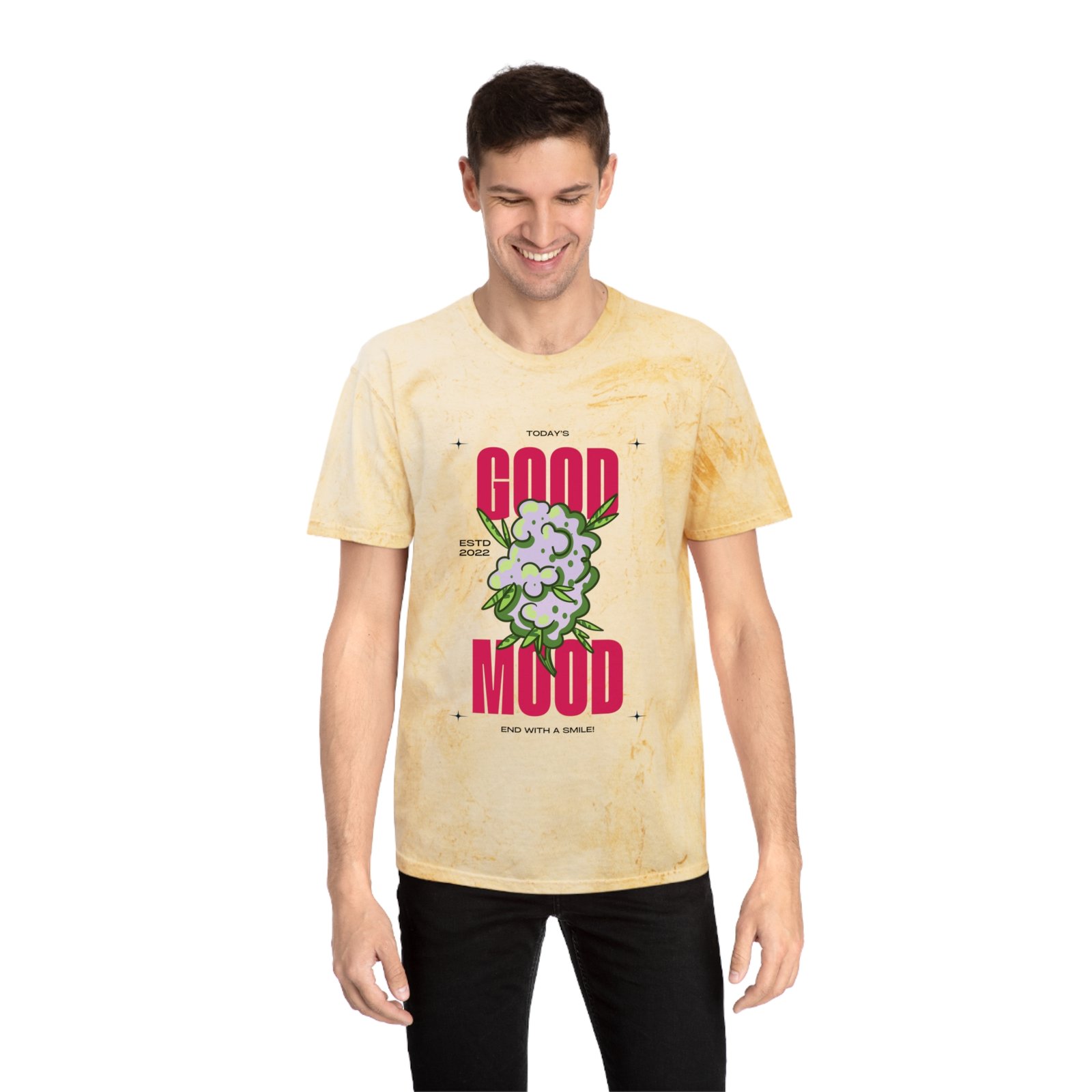 BODâ„¢ Good Mood Unisex Color Blast T-Shirt. - Image 7