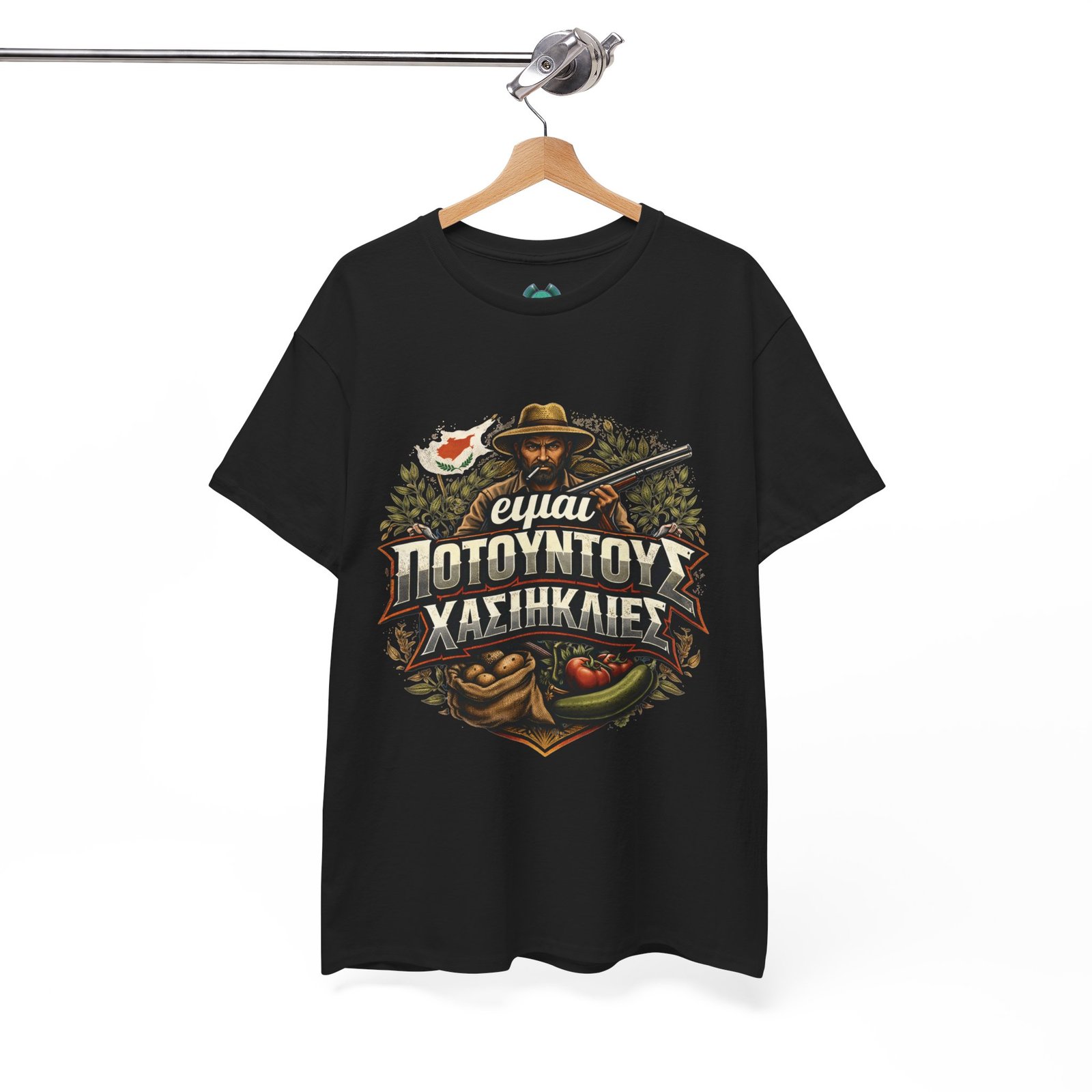 BOD™ Greek Fishing T-Shirt – '????? ????????? ??????????' Vintage Angler Tee - Image 10