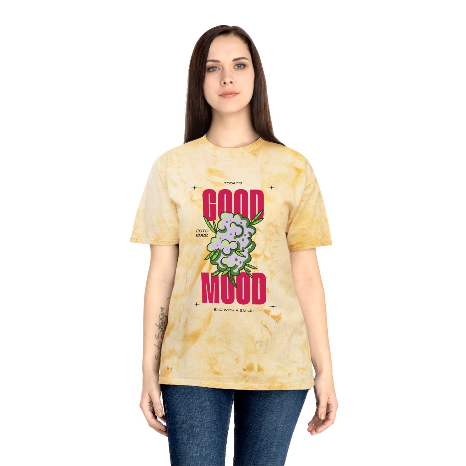 BODâ„¢ Good Mood Unisex Color Blast T-Shirt. - Image 8