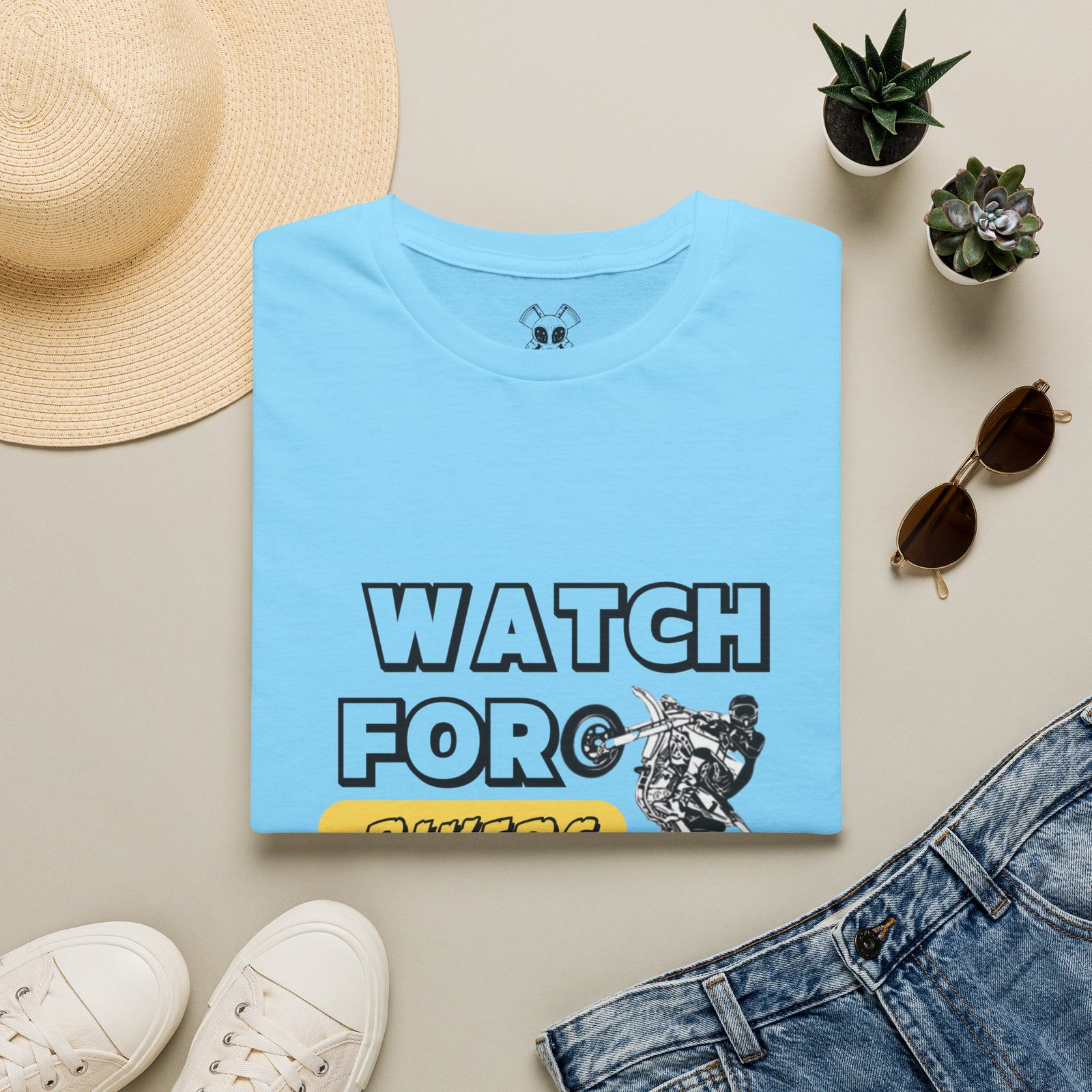 BODâ„¢ Watch For Bikers Unisex Softstyle T-Shirt - Image 17