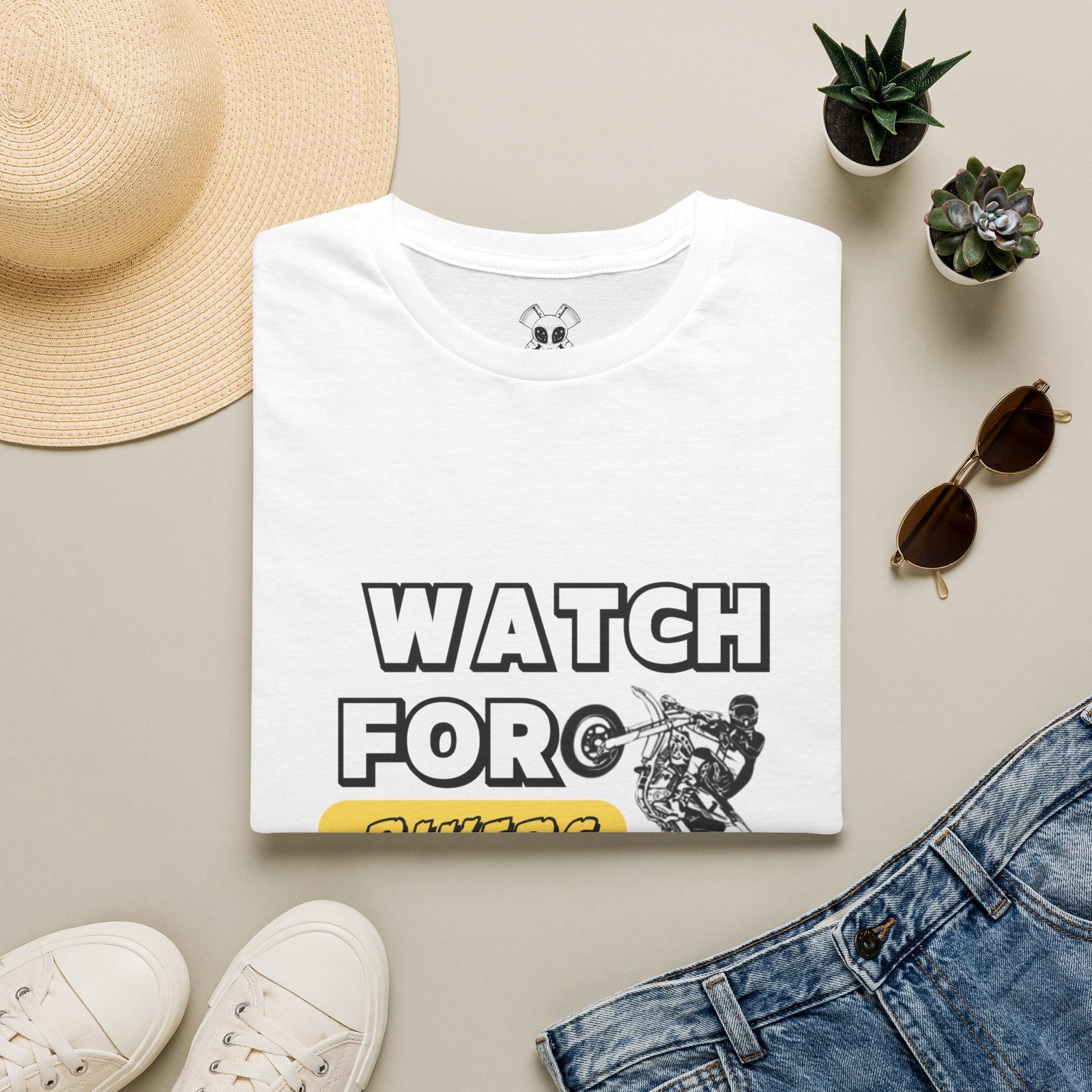 BODâ„¢ Watch For Bikers Unisex Softstyle T-Shirt - Image 2
