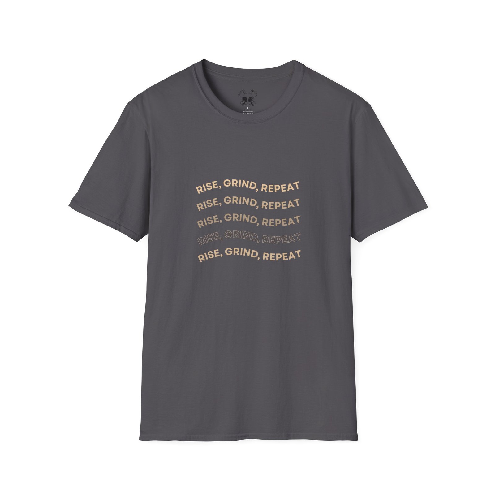 BODâ„¢ Rise, Grind, Repeat Unisex Softstyle T-Shirt. - Image 43