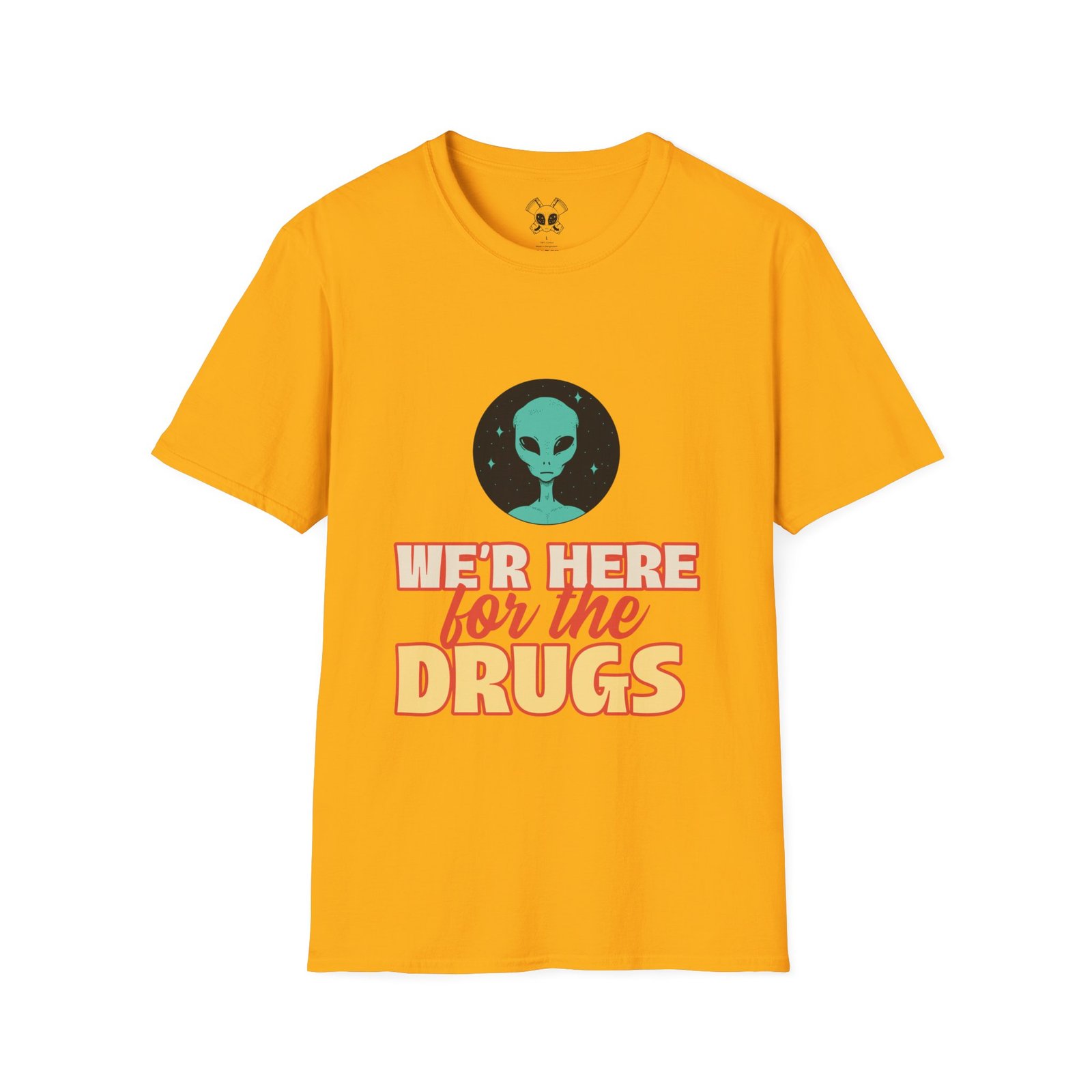 BODâ„¢ We Are Here For The D***S Unisex Softstyle T-Shirt - Image 23