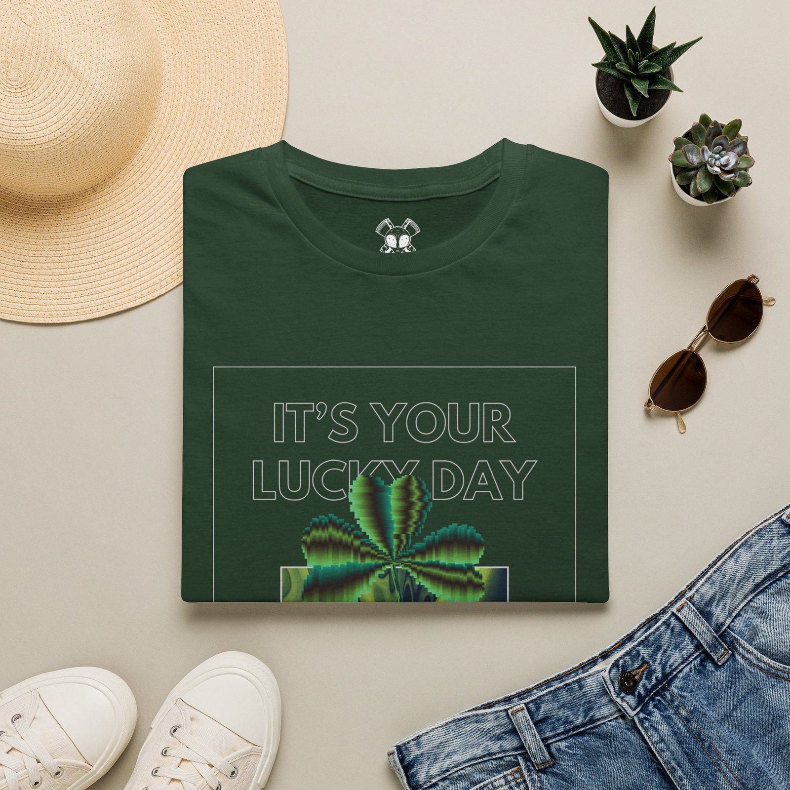 BODâ„¢ Your Lucky Day Unisex Softstyle T-Shirt. - Image 2