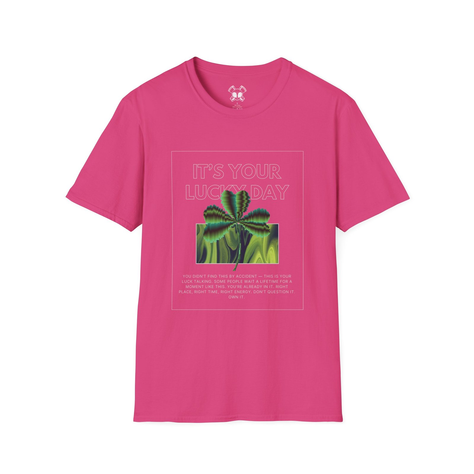 BODâ„¢ Your Lucky Day Unisex Softstyle T-Shirt. - Image 51