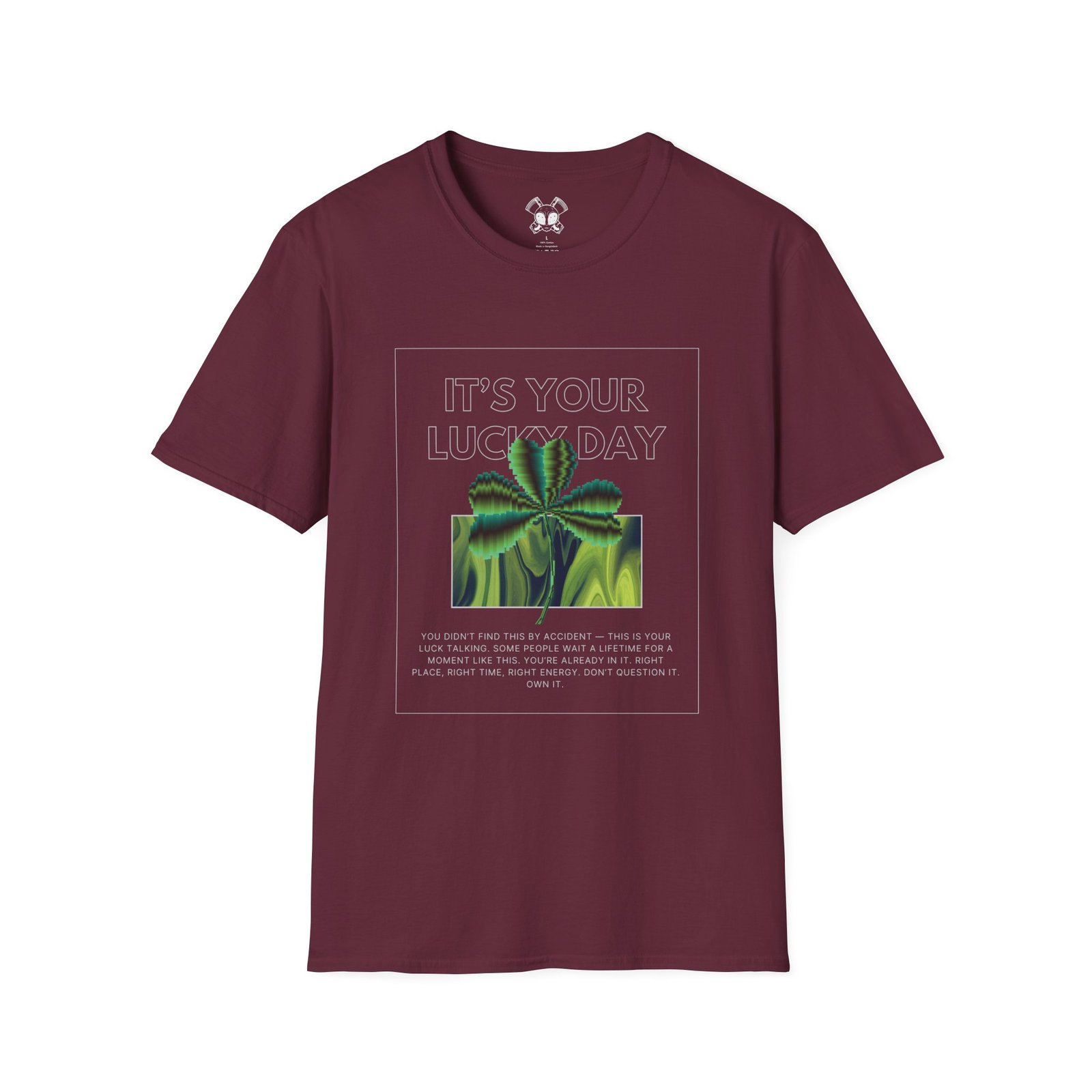 BODâ„¢ Your Lucky Day Unisex Softstyle T-Shirt. - Image 11