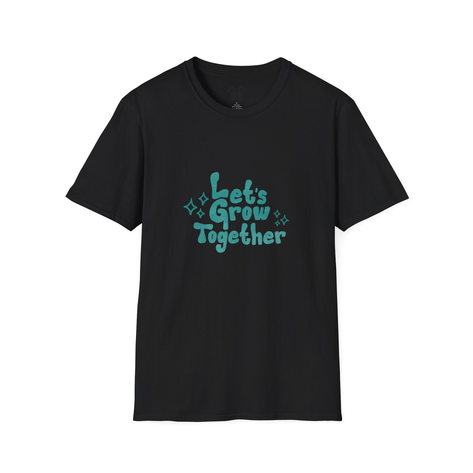 BODâ„¢ Let's Grow Together Unisex Softstyle T-Shirt. - Image 11