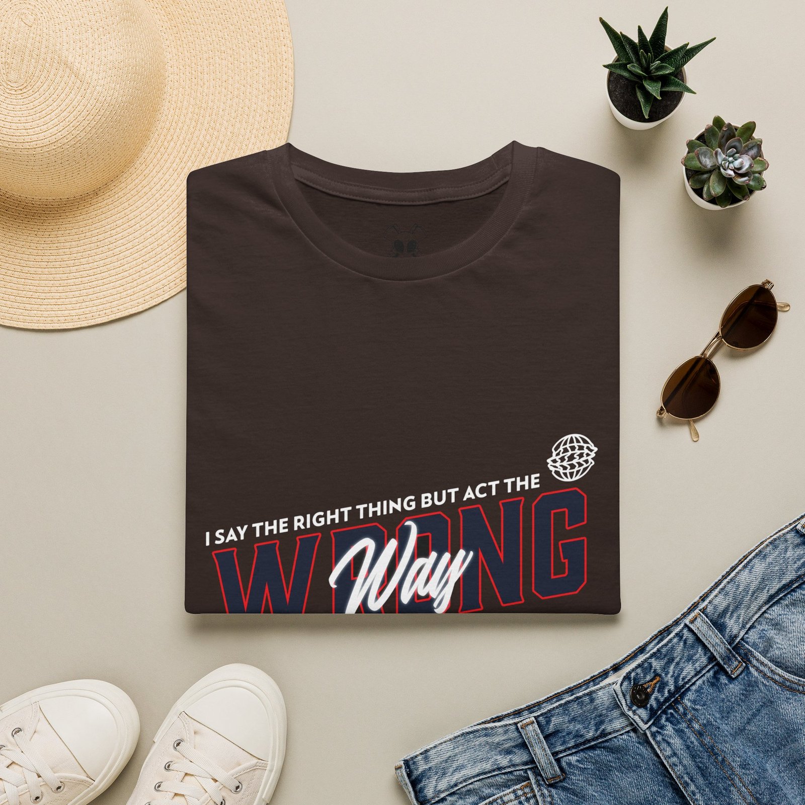 BODâ„¢ Act The Wrong Way Unisex Softstyle T-Shirt - Image 13