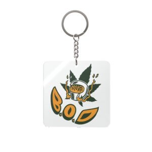 BOD™ Logo All Classic Square Keychain