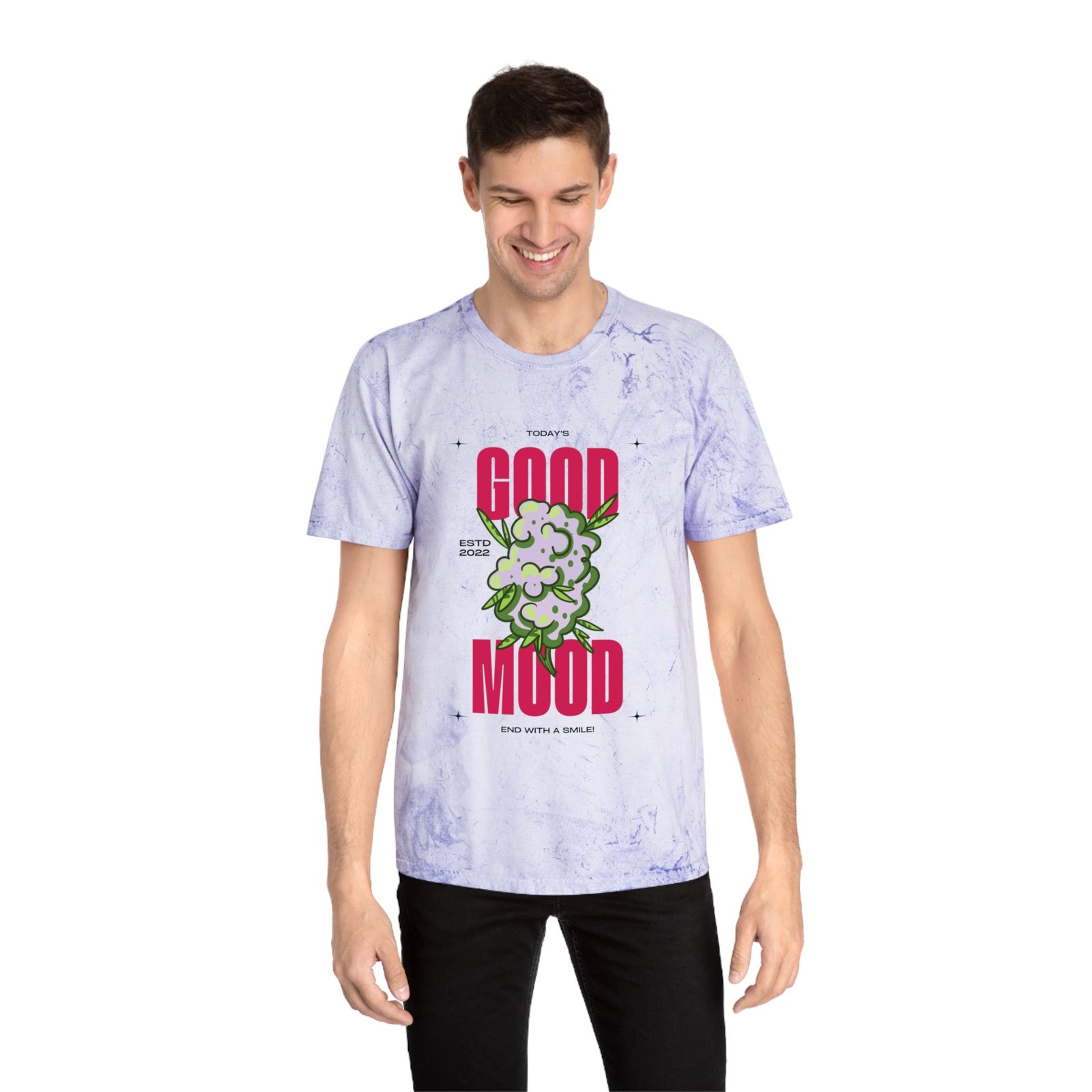 BODâ„¢ Good Mood Unisex Color Blast T-Shirt. - Image 3