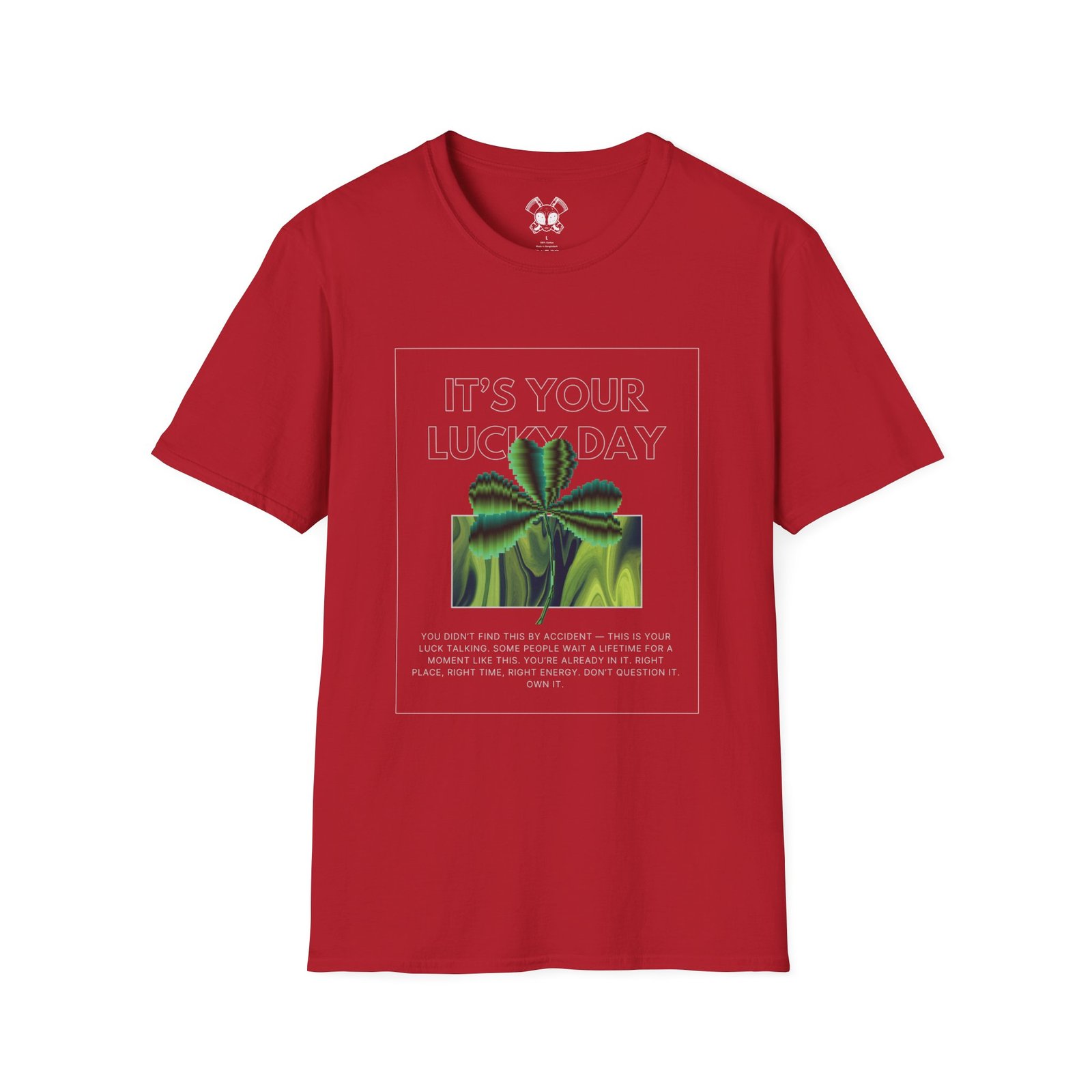 BODâ„¢ Your Lucky Day Unisex Softstyle T-Shirt. - Image 55