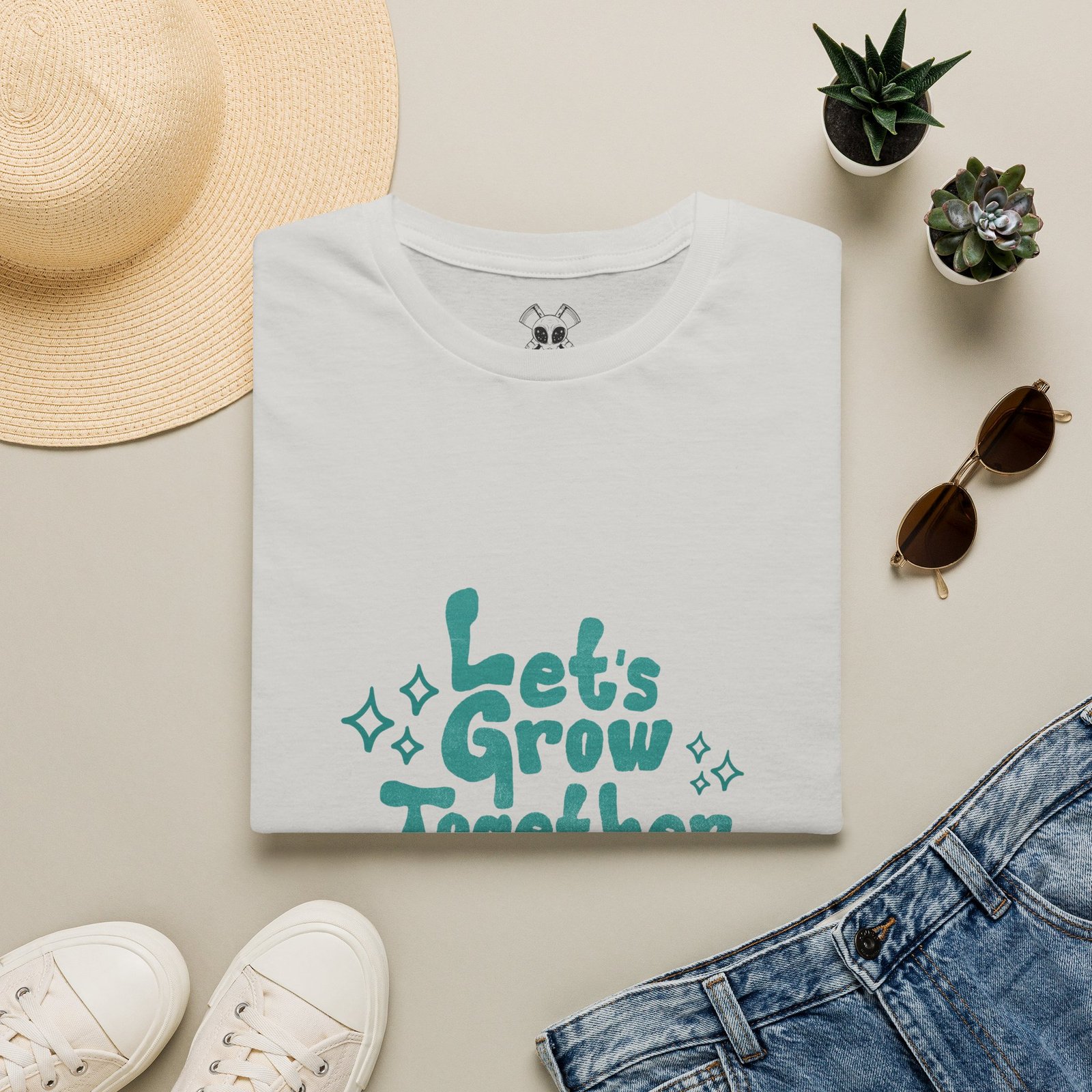 BODâ„¢ Let's Grow Together Unisex Softstyle T-Shirt. - Image 13