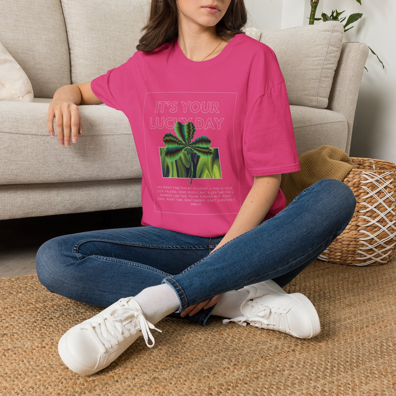 BODâ„¢ Your Lucky Day Unisex Softstyle T-Shirt. - Image 50