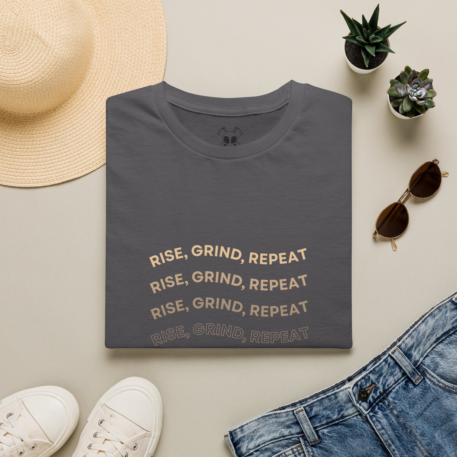 BODâ„¢ Rise, Grind, Repeat Unisex Softstyle T-Shirt. - Image 41