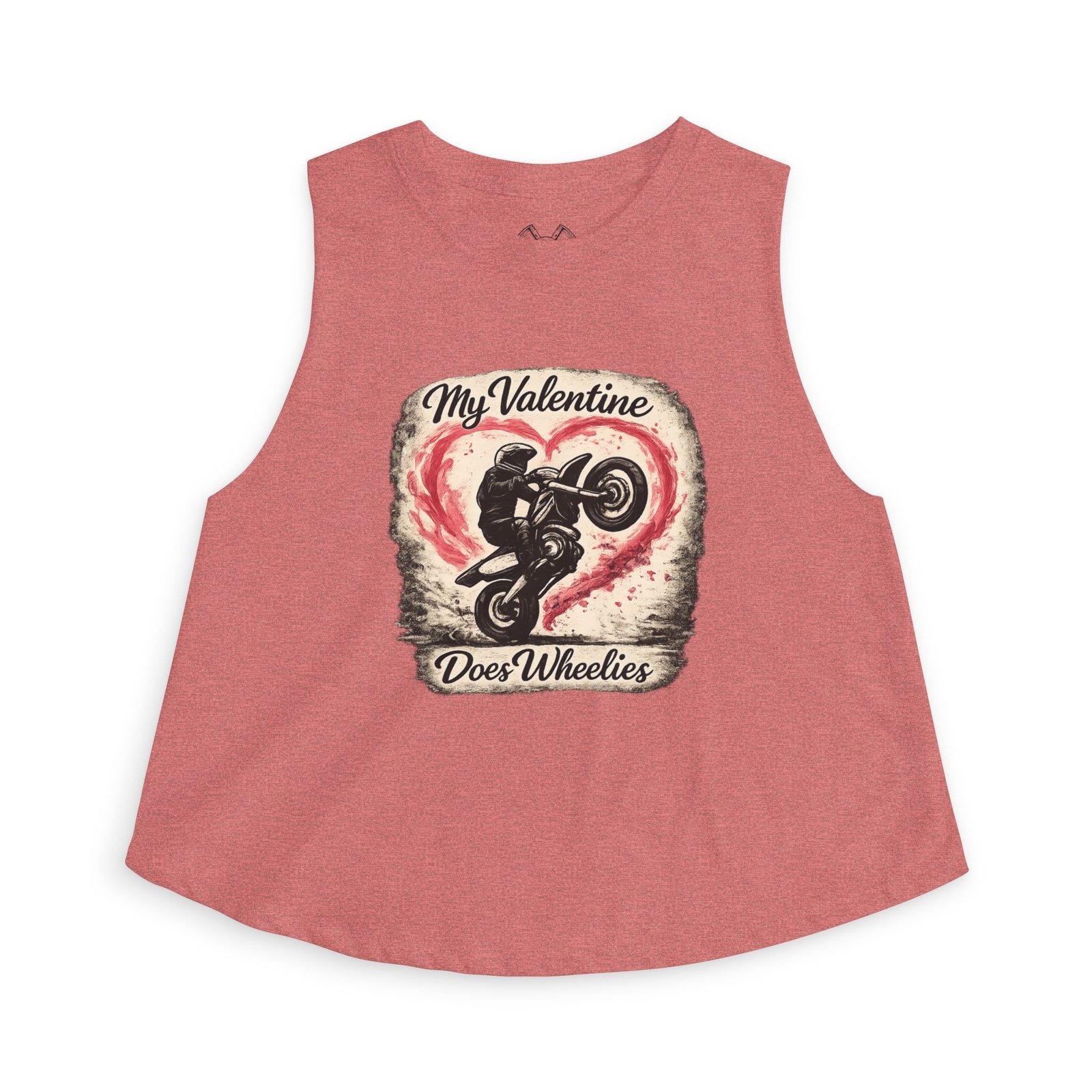 BOD™ Crop Top — "My Valentine Does Wheelies" Motorcycle Tank - Image 5