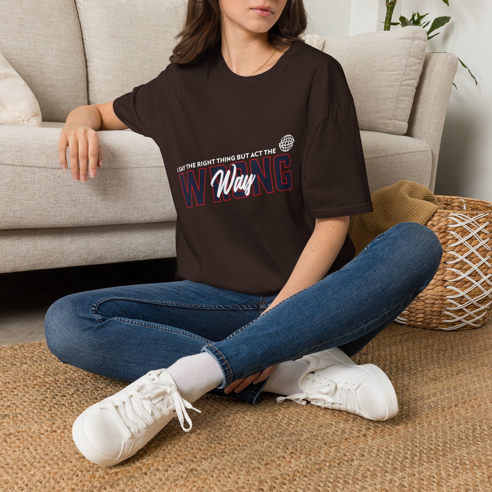 BODâ„¢ Act The Wrong Way Unisex Softstyle T-Shirt - Image 14