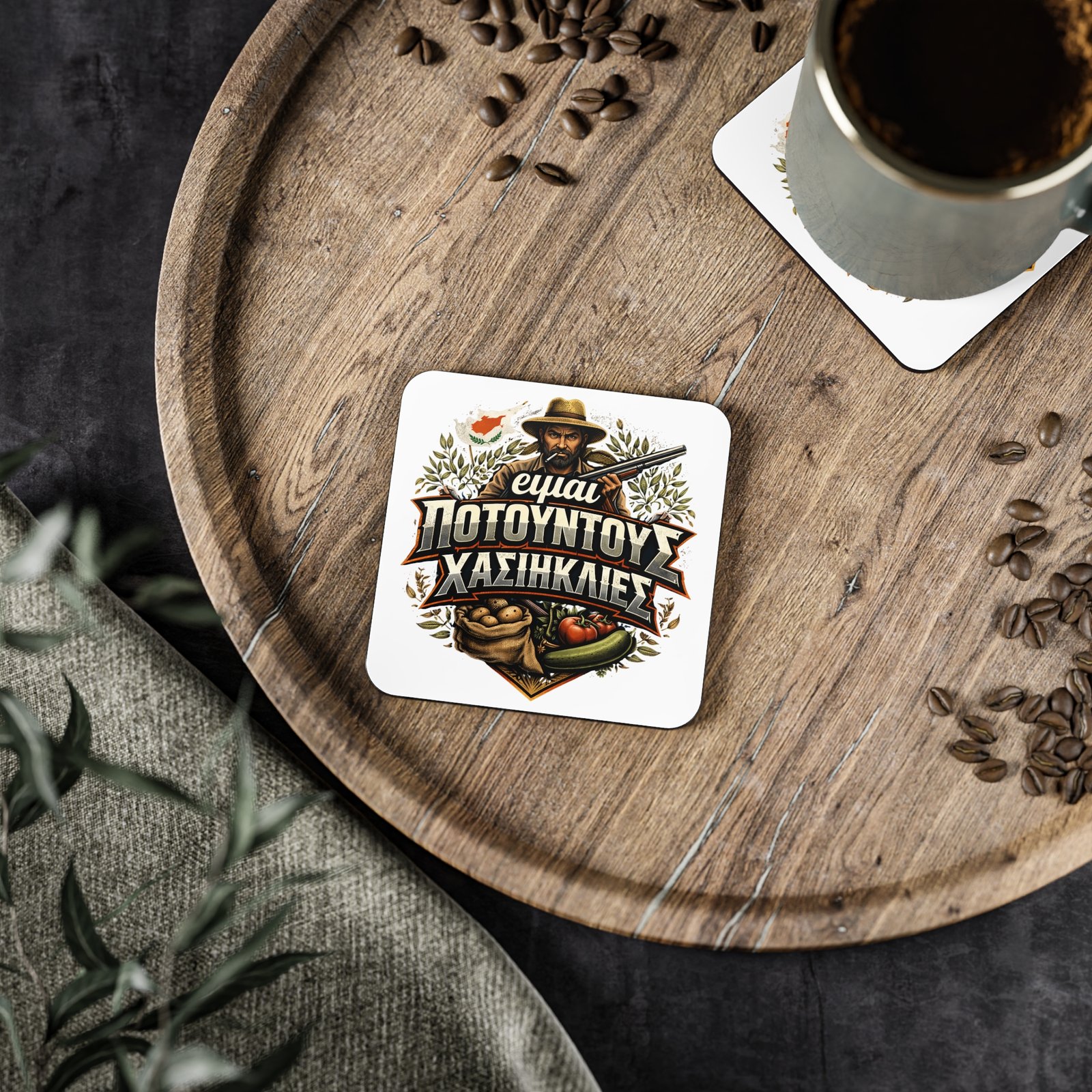BODâ„¢ 'Eimai Pou Toutous' Coasters - Image 5