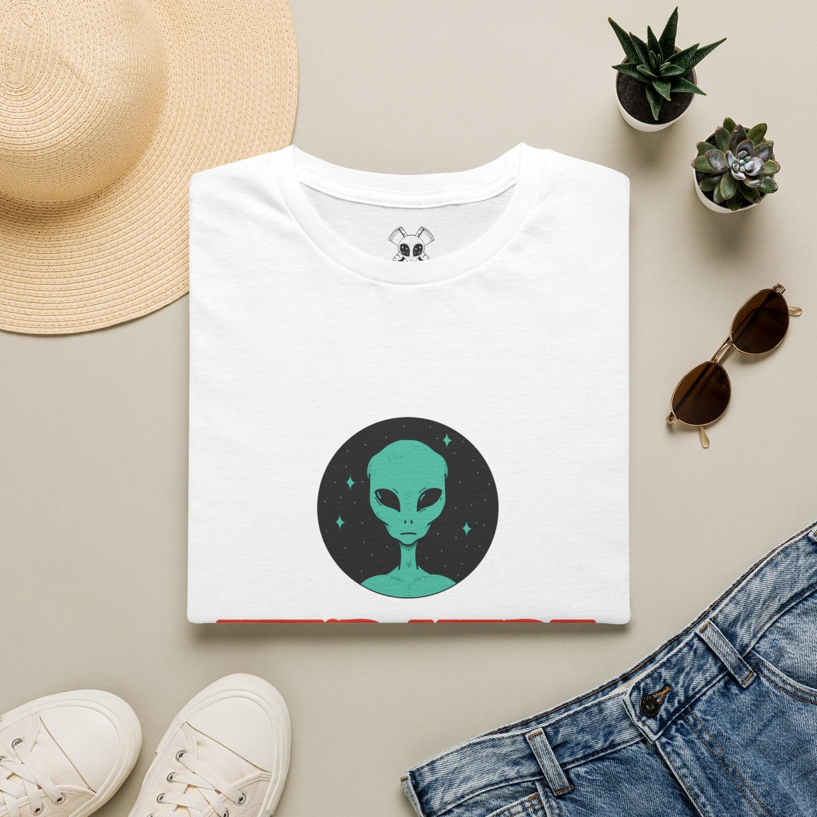 BODâ„¢ We Are Here For The D***S Unisex Softstyle T-Shirt - Image 5