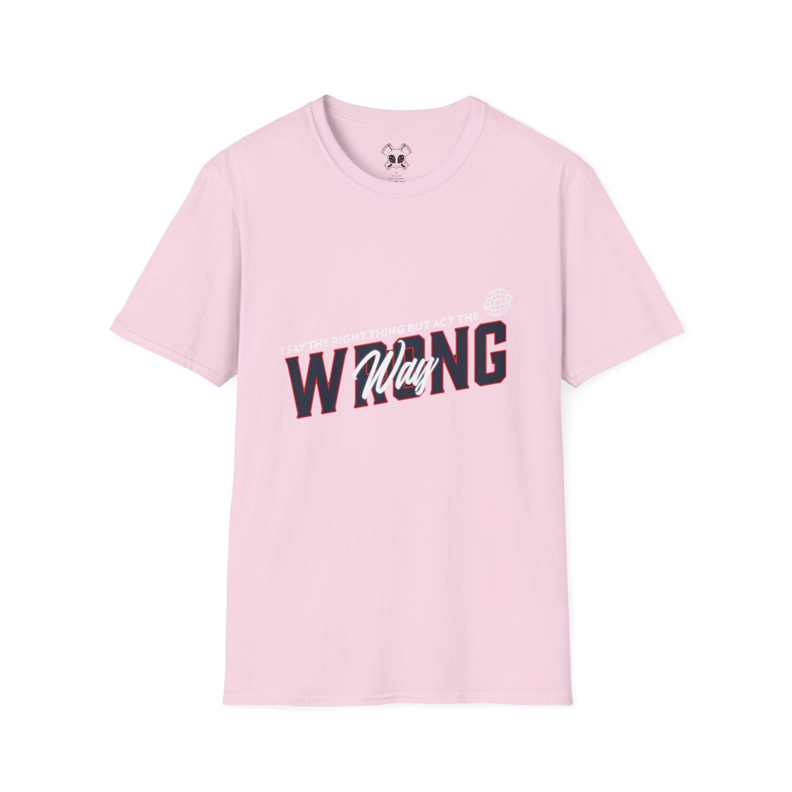 BODâ„¢ Act The Wrong Way Unisex Softstyle T-Shirt - Image 51