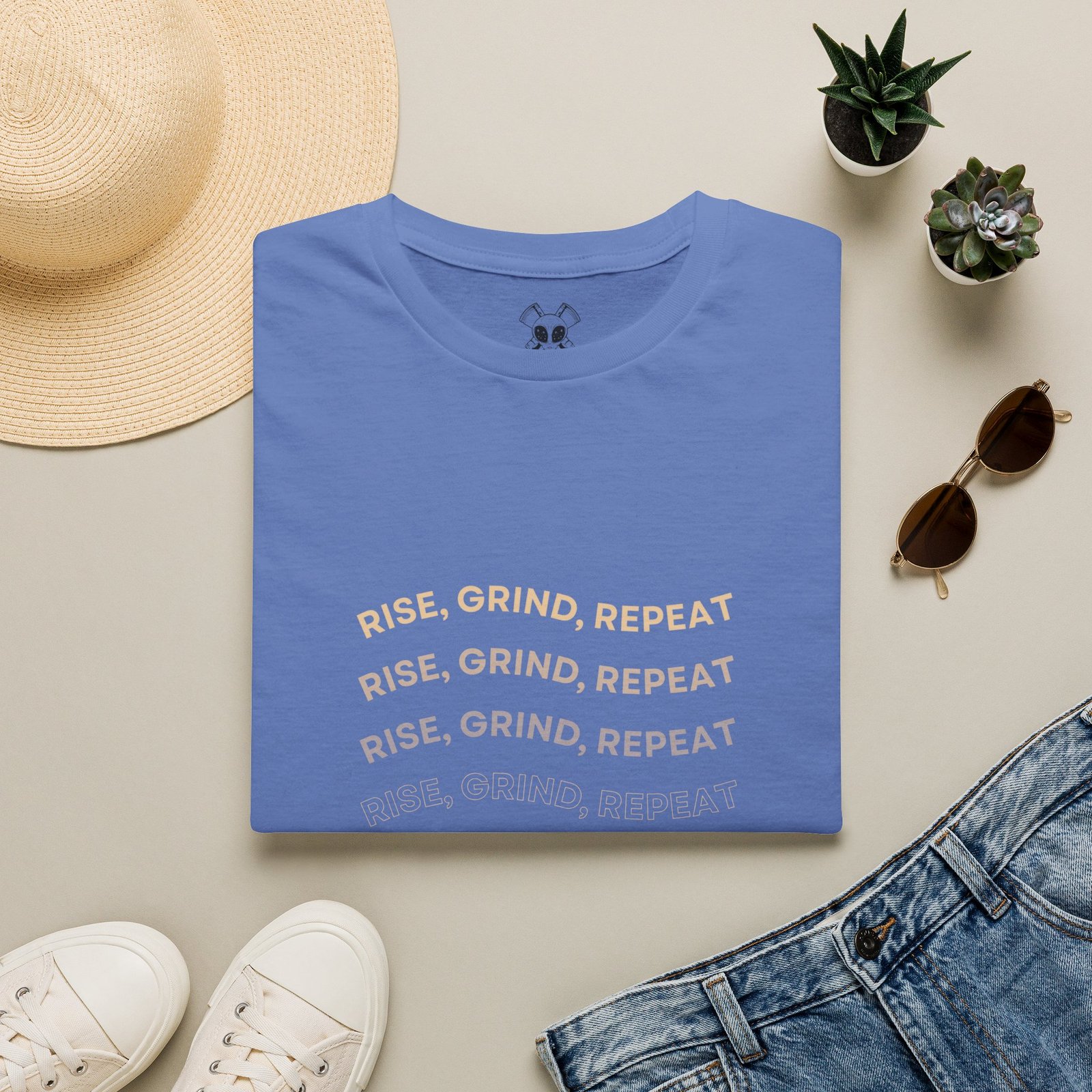 BODâ„¢ Rise, Grind, Repeat Unisex Softstyle T-Shirt. - Image 33