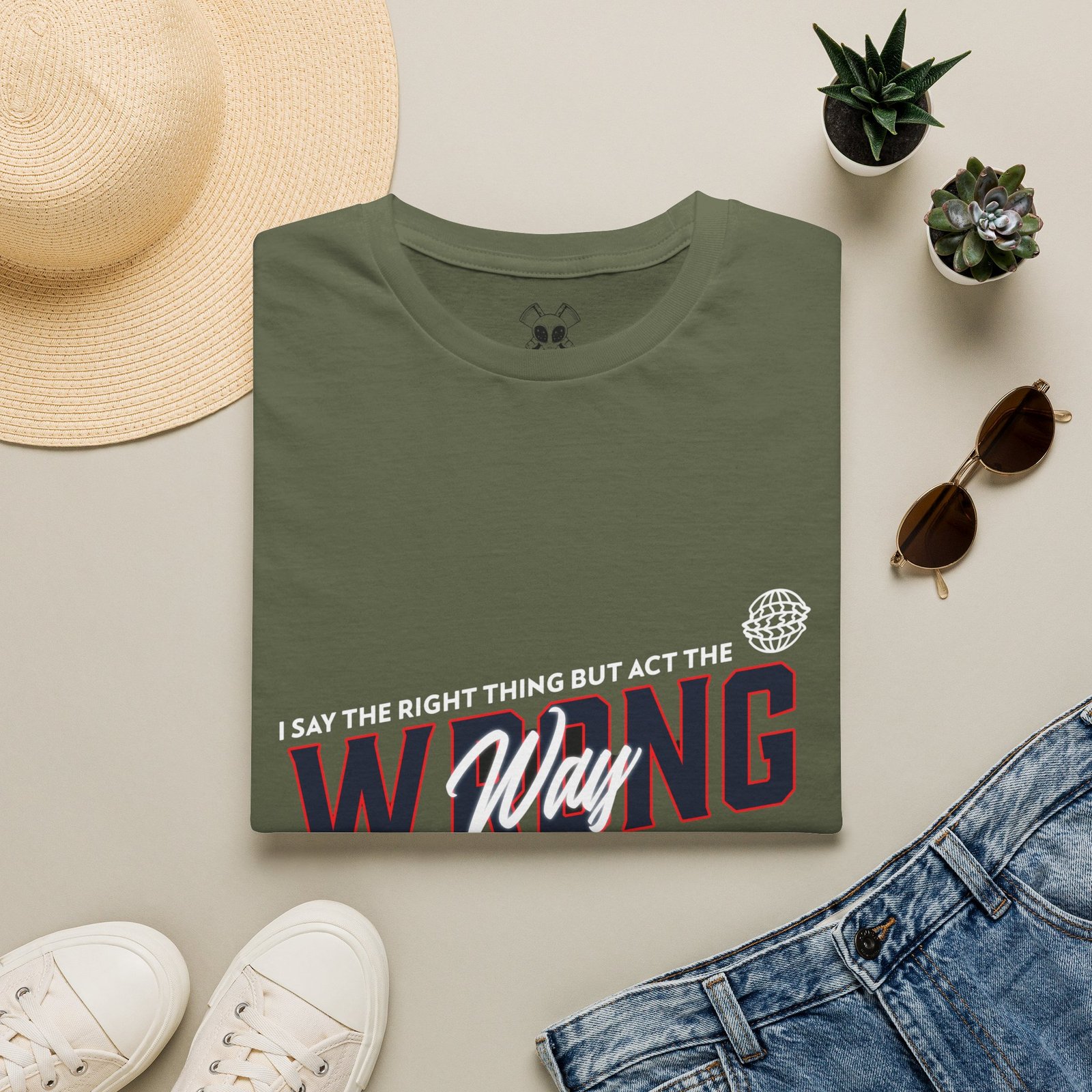 BODâ„¢ Act The Wrong Way Unisex Softstyle T-Shirt - Image 21