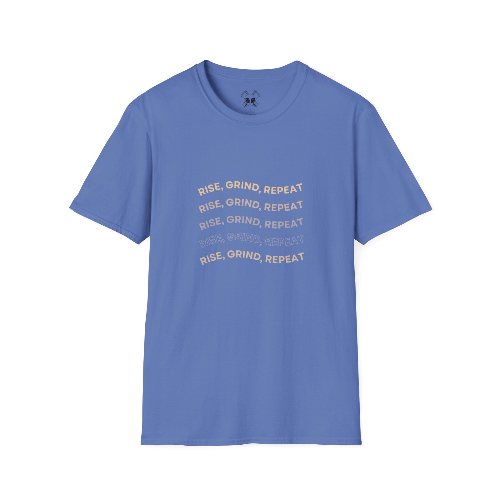 BODâ„¢ Rise, Grind, Repeat Unisex Softstyle T-Shirt. - Image 35
