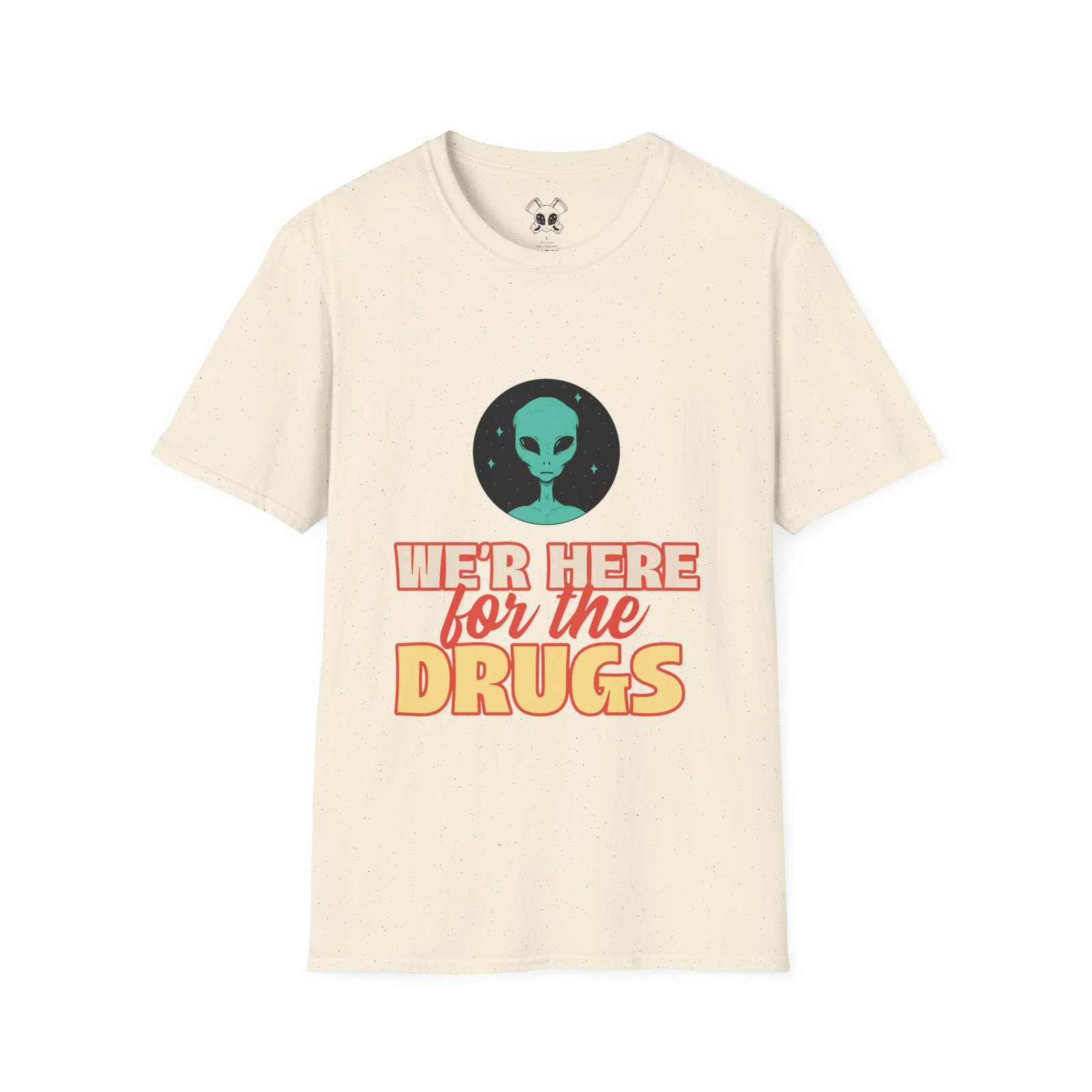 BODâ„¢ We Are Here For The D***S Unisex Softstyle T-Shirt - Image 27