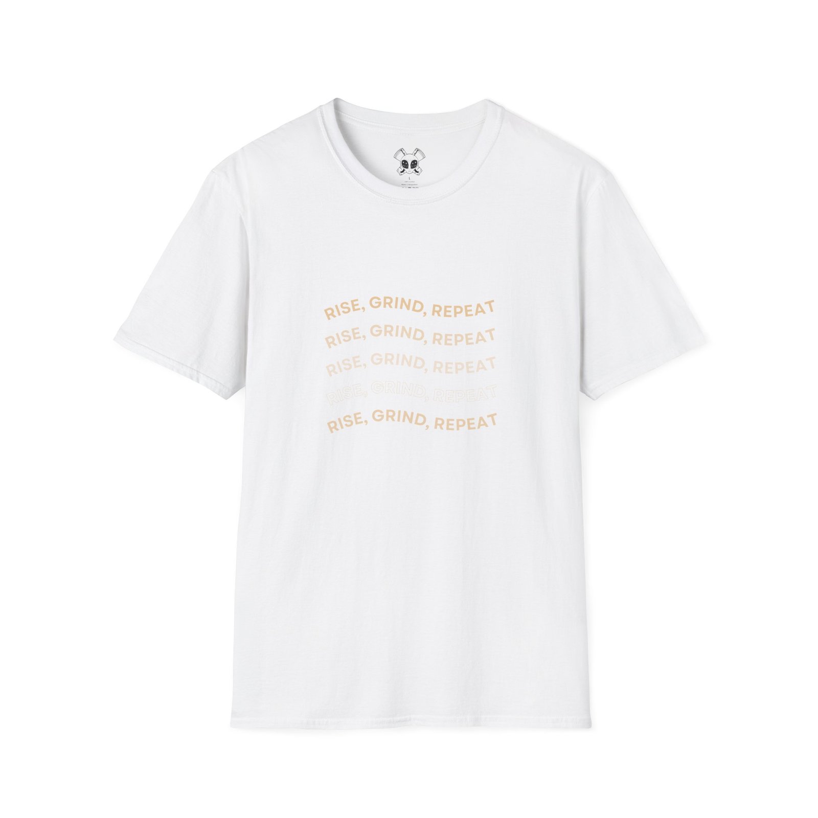 BODâ„¢ Rise, Grind, Repeat Unisex Softstyle T-Shirt. - Image 7