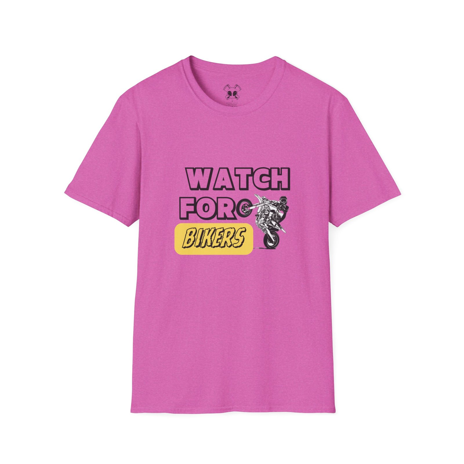 BODâ„¢ Watch For Bikers Unisex Softstyle T-Shirt - Image 27