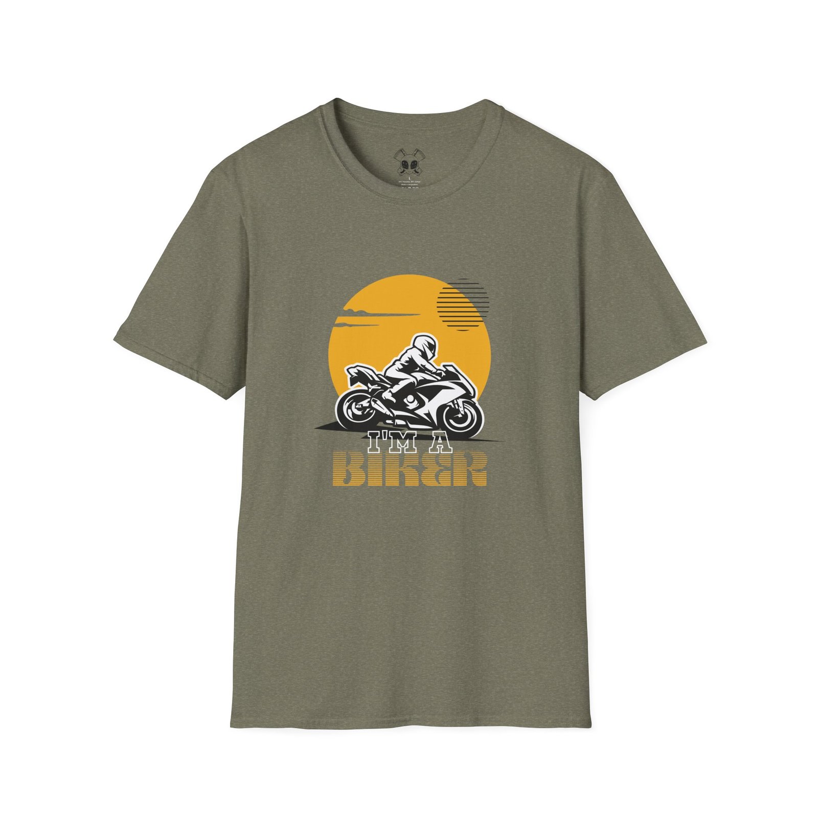 BODâ„¢ I'm A Biker Unisex Softstyle T-Shirt. - Image 7