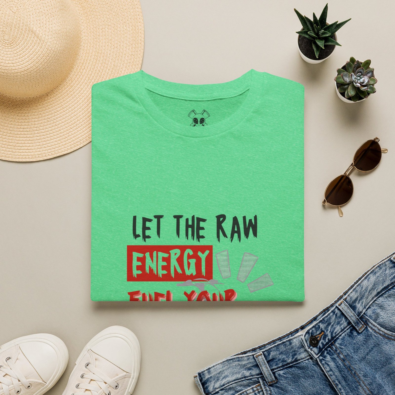 BODâ„¢ Raw Energy Unisex Softstyle T-Shirt - Image 9