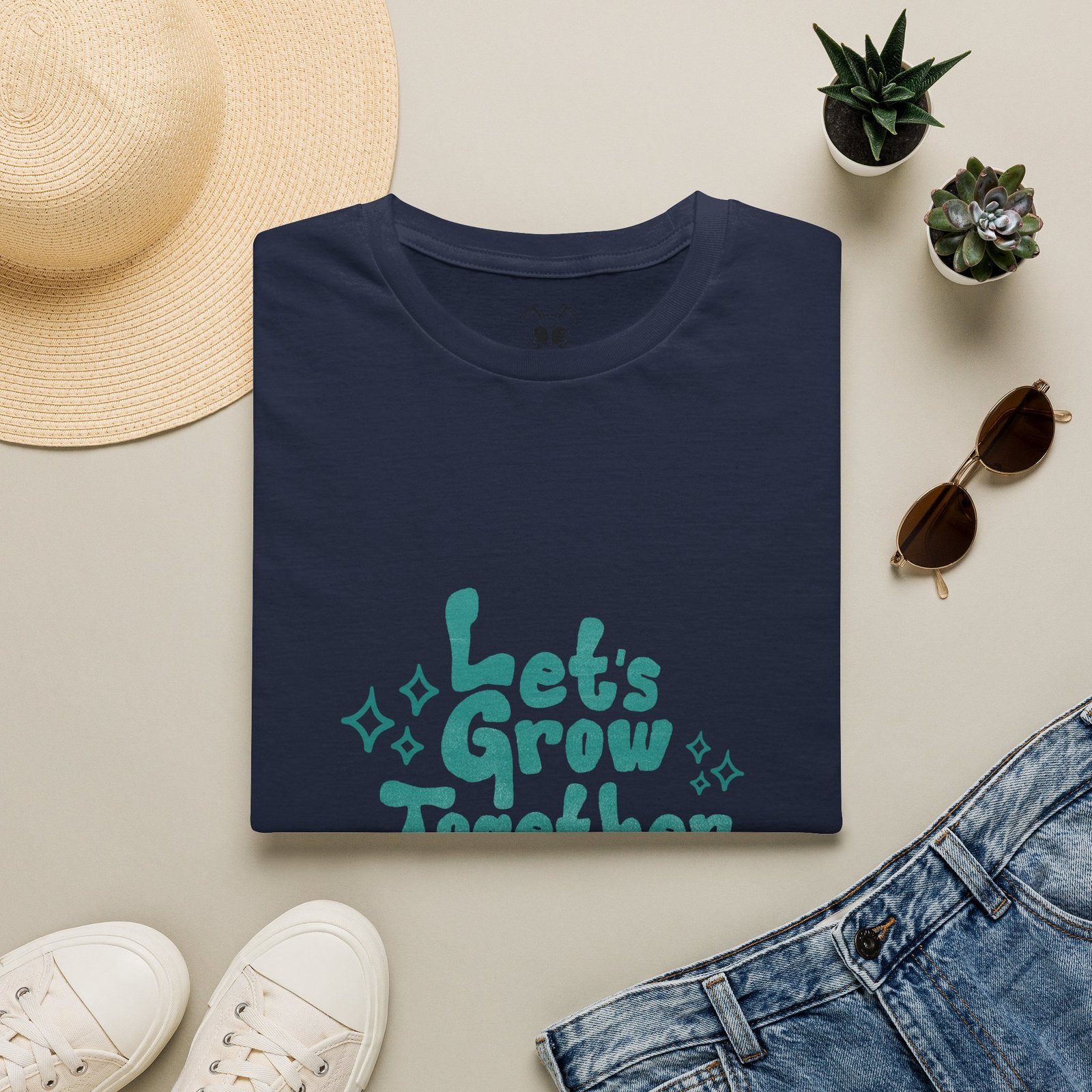 BODâ„¢ Let's Grow Together Unisex Softstyle T-Shirt. - Image 25