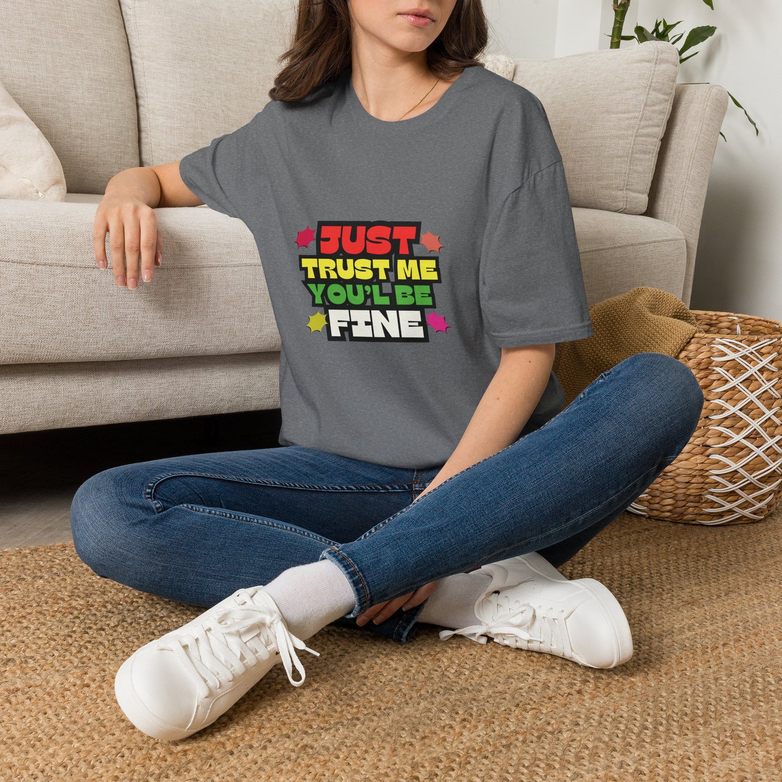 BODâ„¢ Just Trust Me Unisex Softstyle T-Shirt. - Image 3