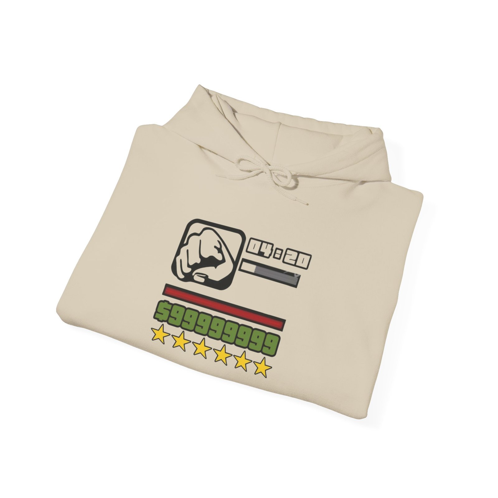 BODâ„¢ "Five Stars - GTA" Unisex Hoodie - Image 8