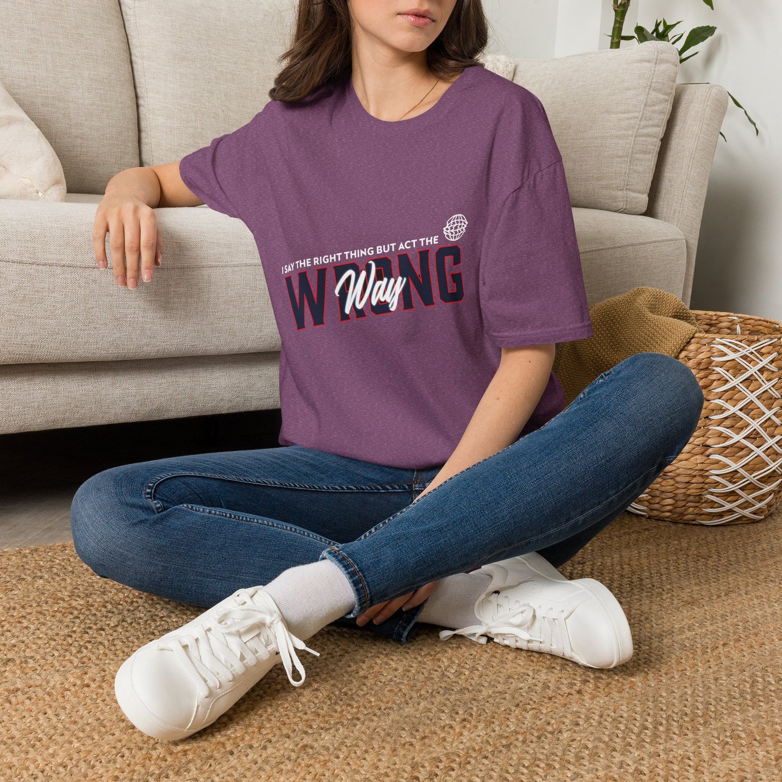 BODâ„¢ Act The Wrong Way Unisex Softstyle T-Shirt - Image 54