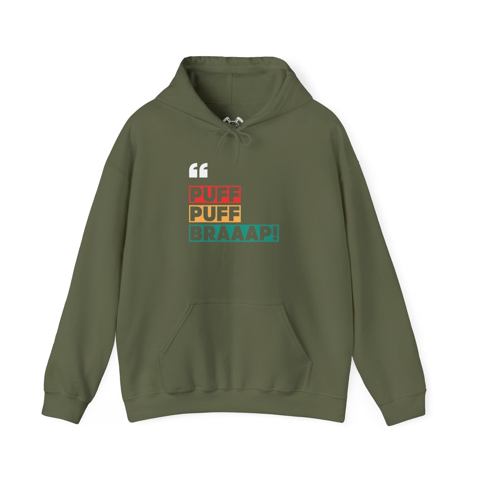 BODâ„¢ Puff Puff Braap! Hoodie - Unisex Heavy Blend - Image 5