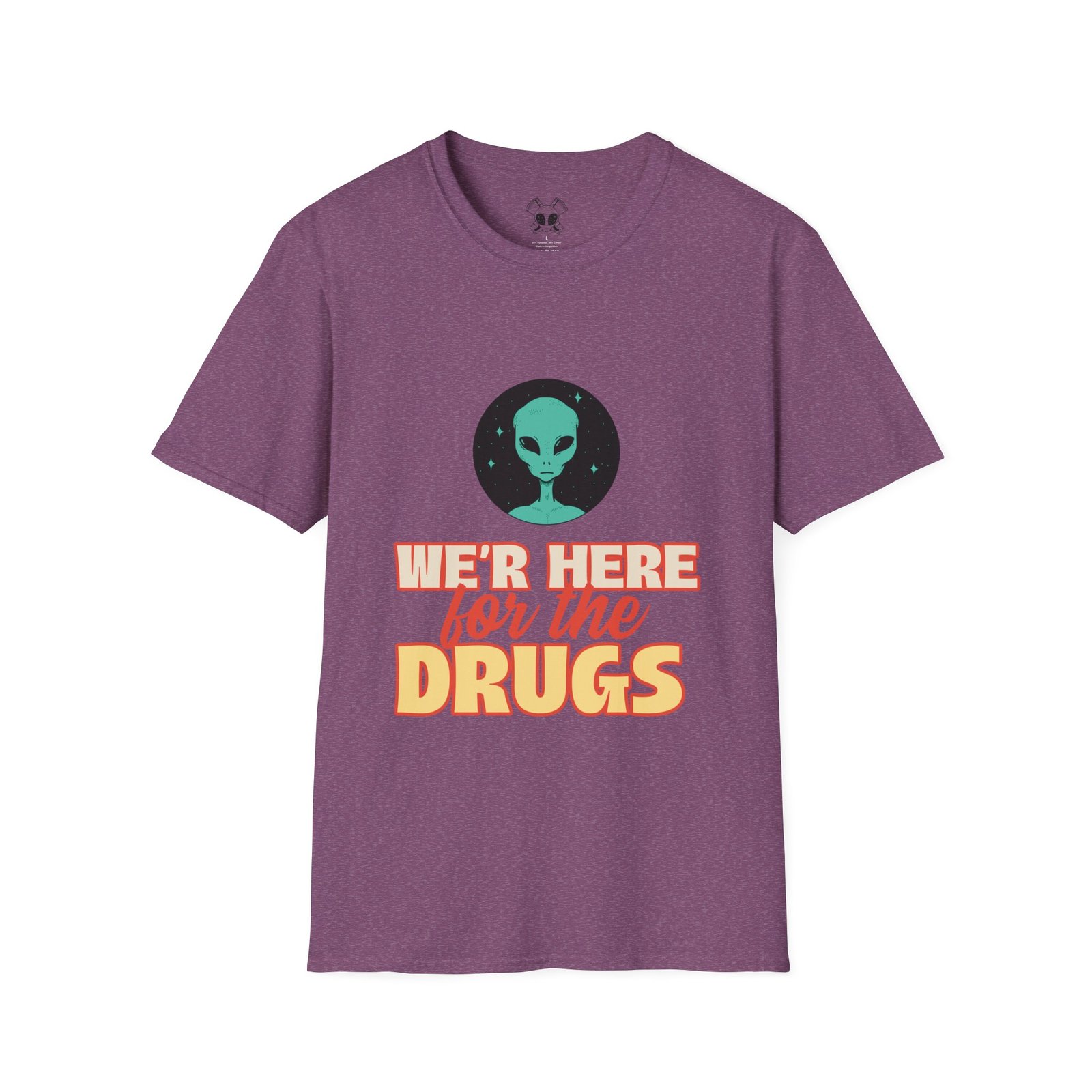 BODâ„¢ We Are Here For The D***S Unisex Softstyle T-Shirt - Image 59