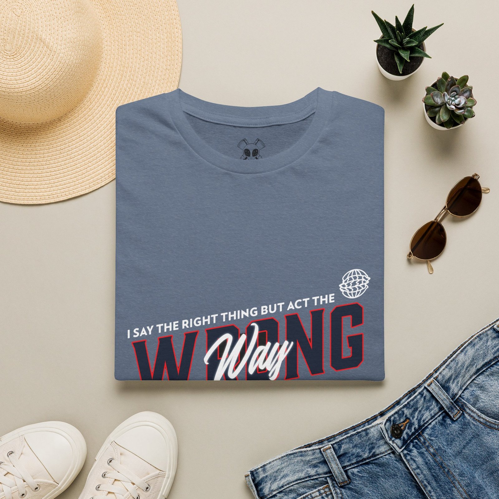 BODâ„¢ Act The Wrong Way Unisex Softstyle T-Shirt - Image 41