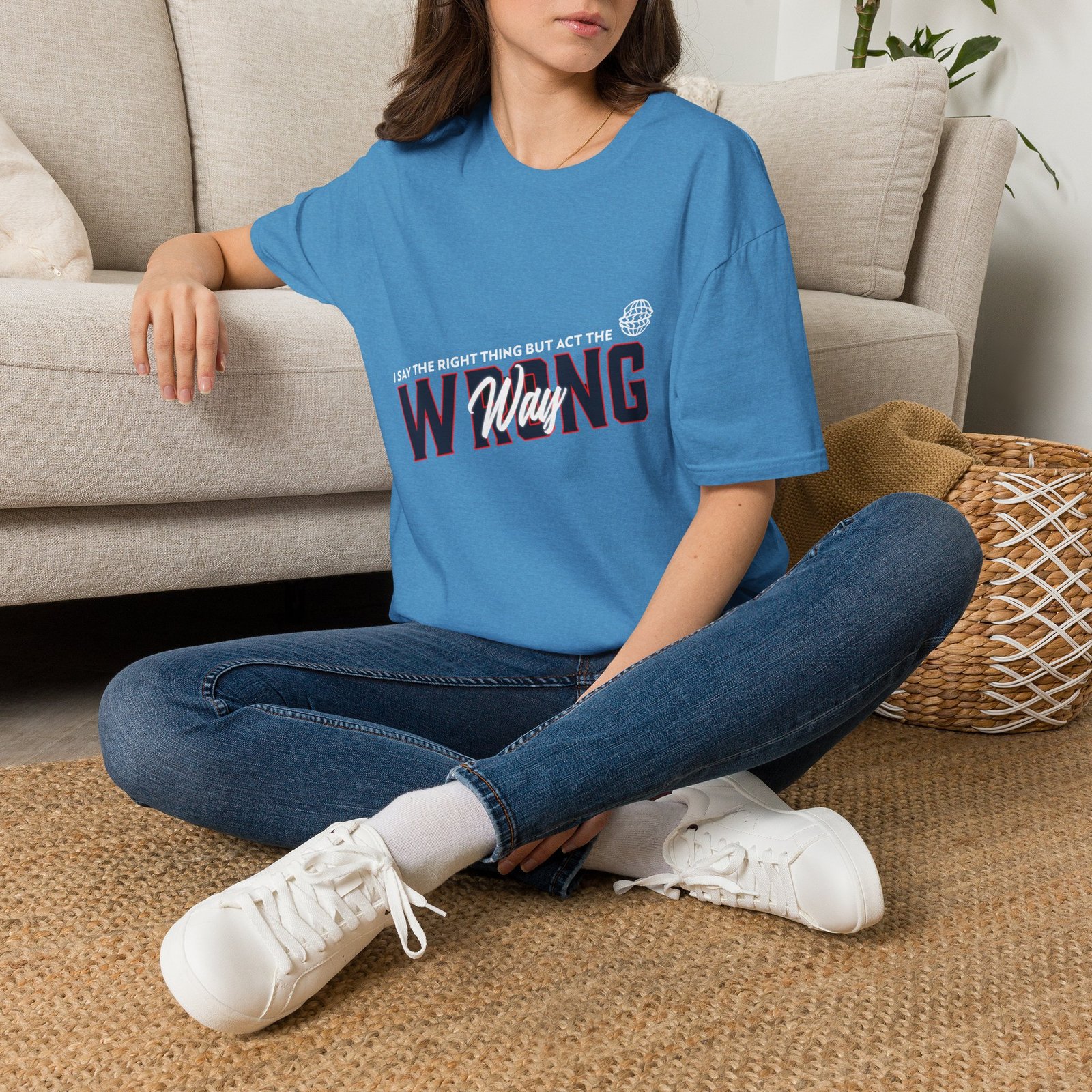 BODâ„¢ Act The Wrong Way Unisex Softstyle T-Shirt - Image 38