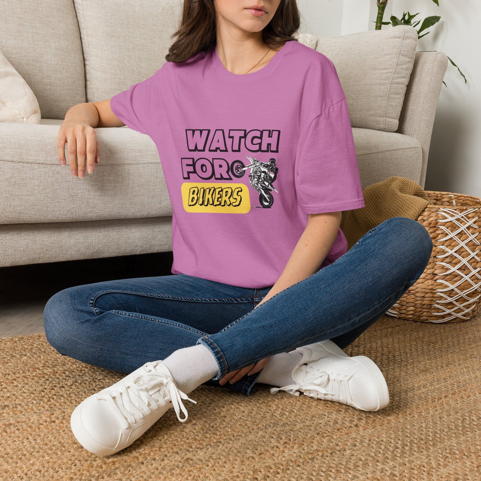 BODâ„¢ Watch For Bikers Unisex Softstyle T-Shirt - Image 22