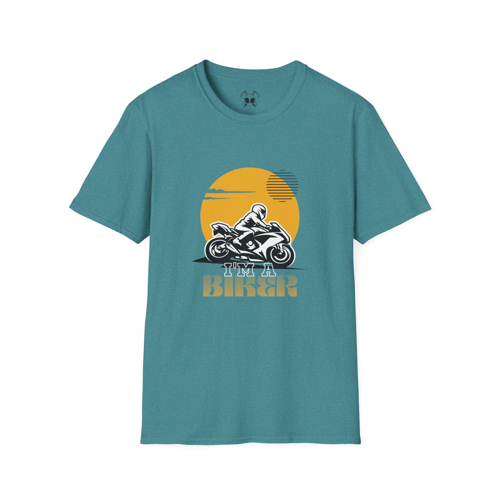 BODâ„¢ I'm A Biker Unisex Softstyle T-Shirt. - Image 23
