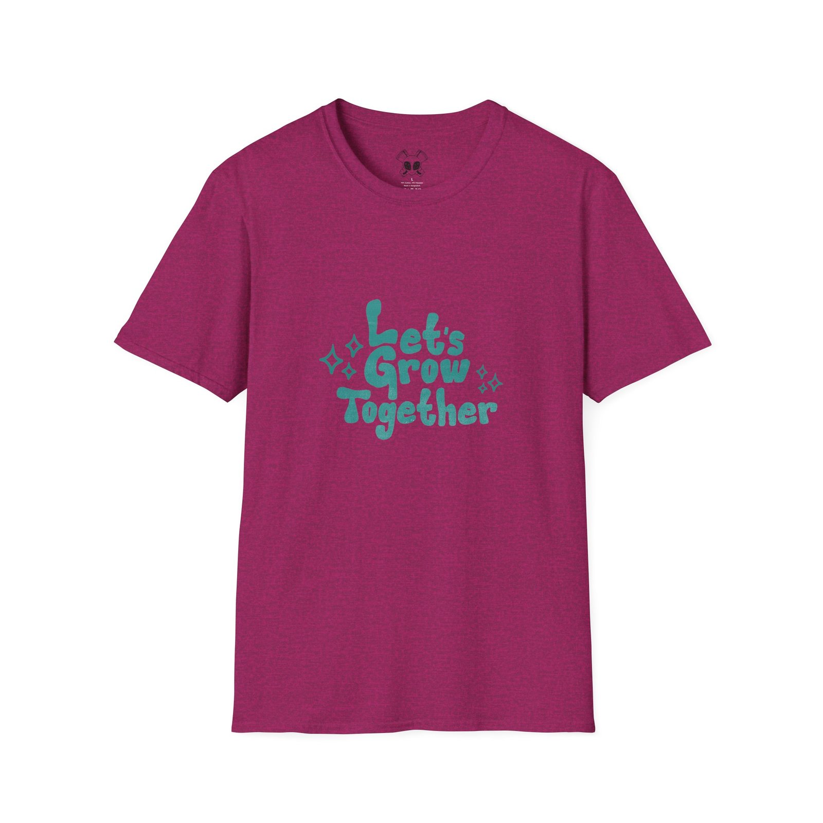 BODâ„¢ Let's Grow Together Unisex Softstyle T-Shirt. - Image 23