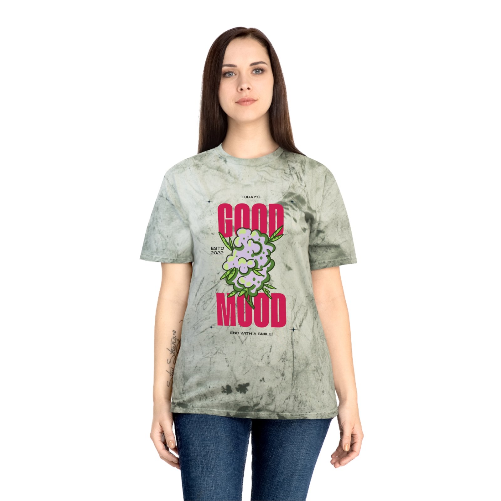 BODâ„¢ Good Mood Unisex Color Blast T-Shirt. - Image 16